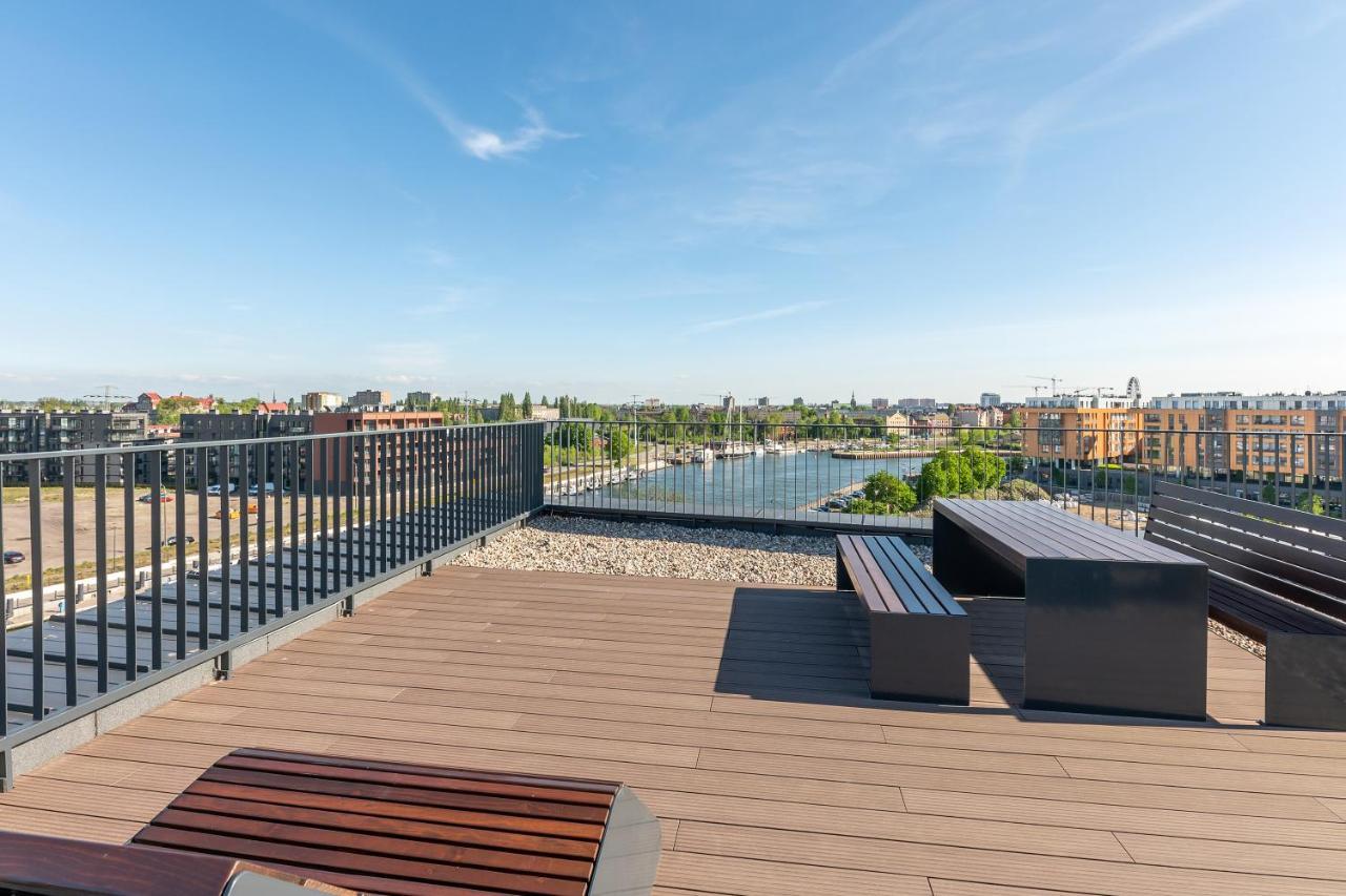 Chlebova - Riverside View Terrace, Free Parking, Gym & Kidsplay By Downtown Apartments Гданск Екстериор снимка