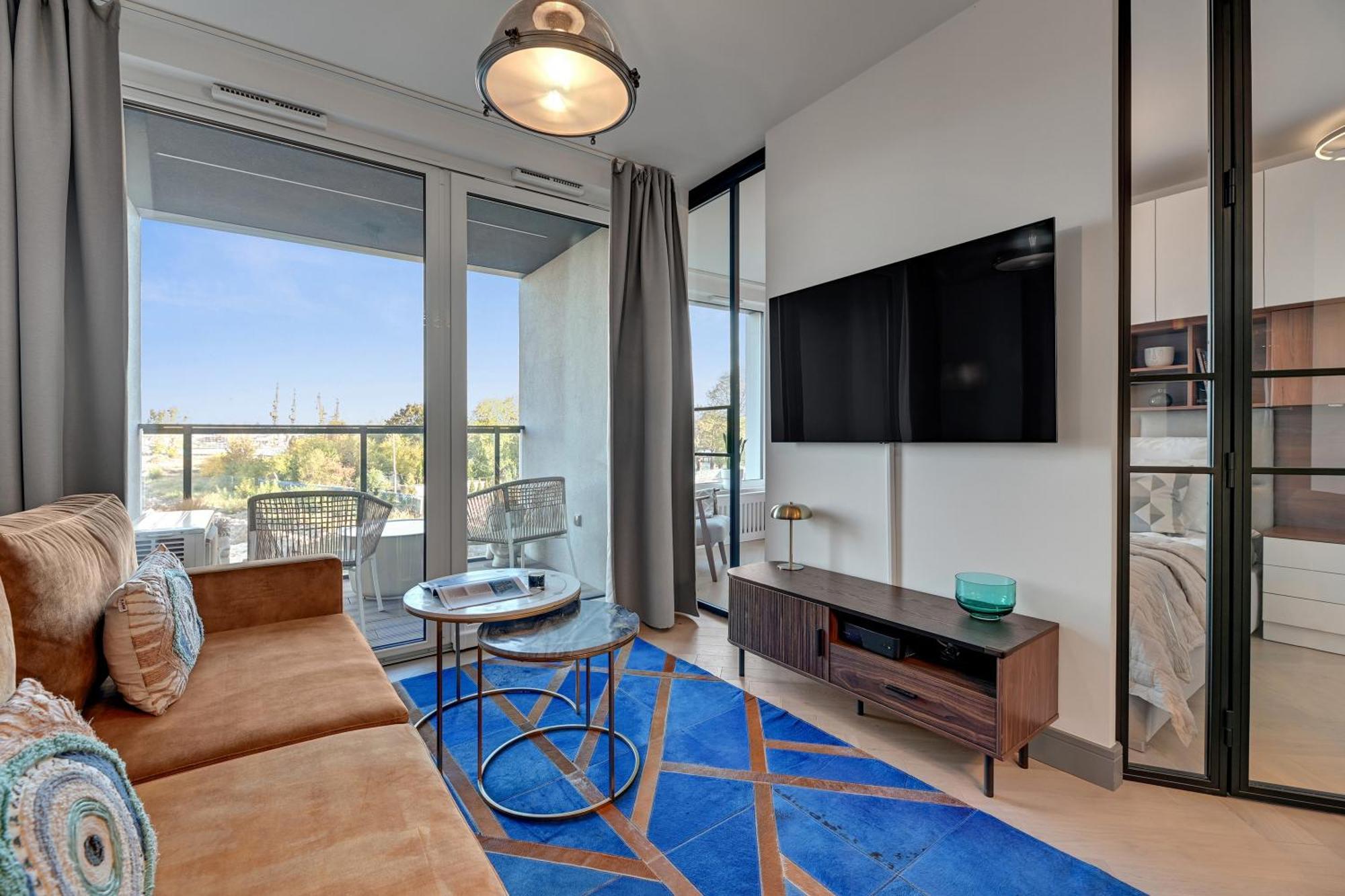 Chlebova - Riverside View Terrace, Free Parking, Gym & Kidsplay By Downtown Apartments Гданск Стая снимка