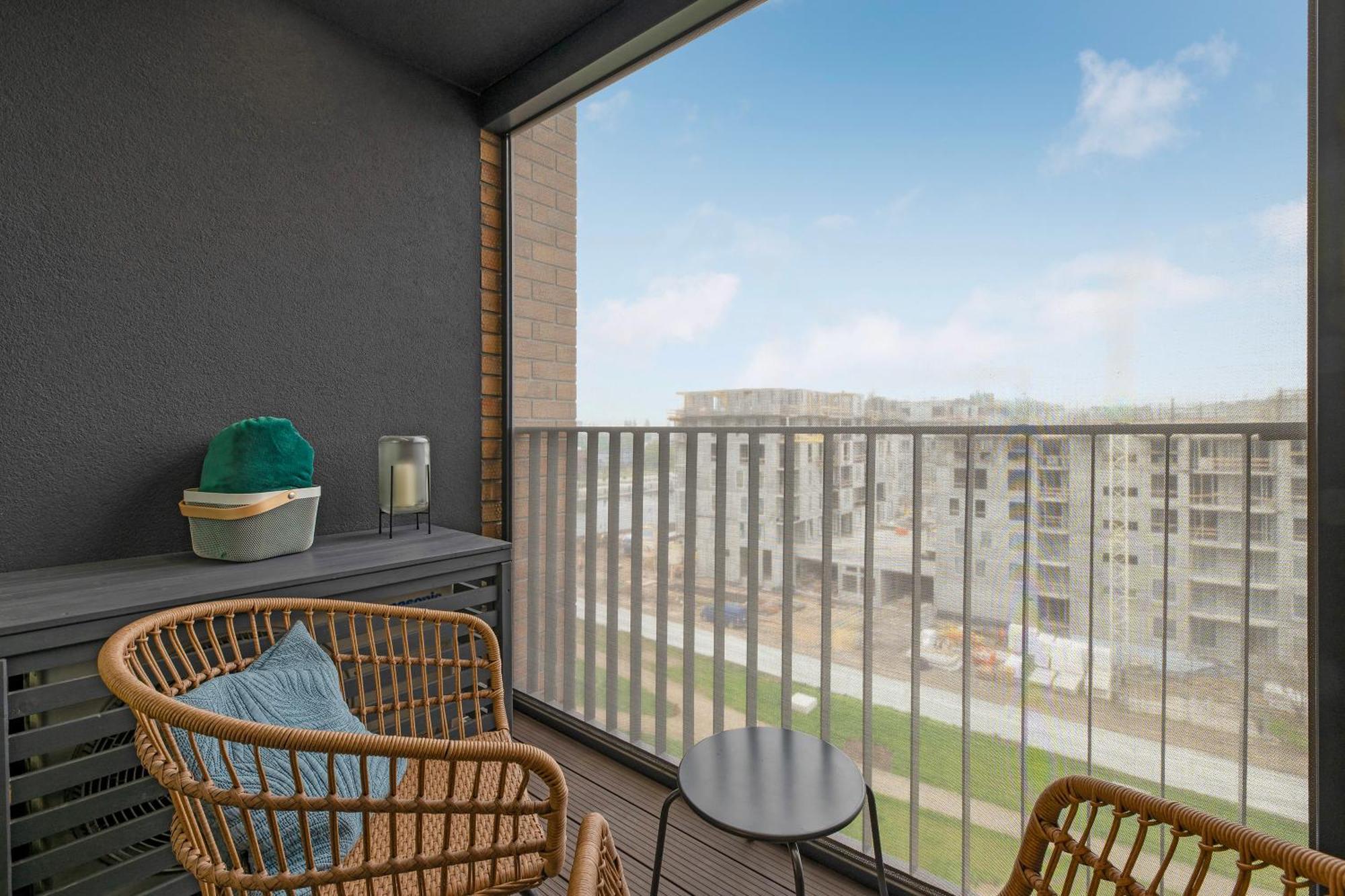 Chlebova - Riverside View Terrace, Free Parking, Gym & Kidsplay By Downtown Apartments Гданск Екстериор снимка